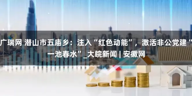 广瑞网 潜山市五庙乡：注入“红色动能”，激活非公党建“一池春水”_大皖新闻 | 安徽网