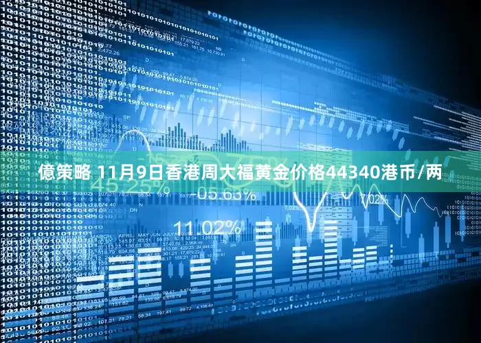 億策略 11月9日香港周大福黄金价格44340港币/两